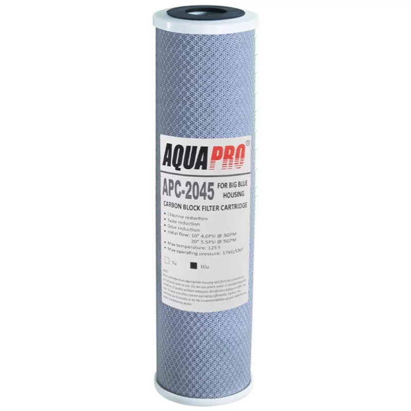 Cartouche Charbon Actif 20 Pouces Big Blue Aquapro Cartouche Charbon Actif 20 Pouces Big Blue Aquapro