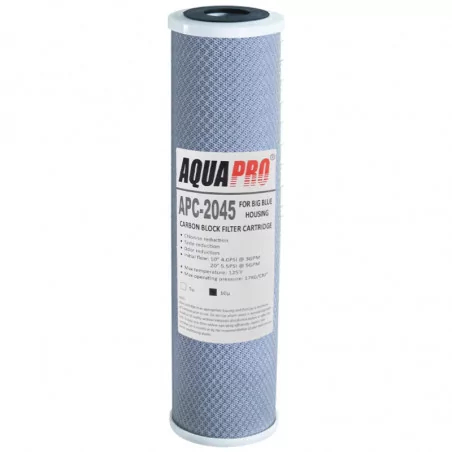 Cartouche Charbon Actif 20 Pouces Big Blue Aquapro