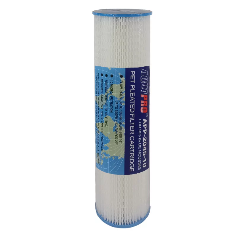 Filtre 20 pouces Plissé Aquapro Big Blue 10 Microns