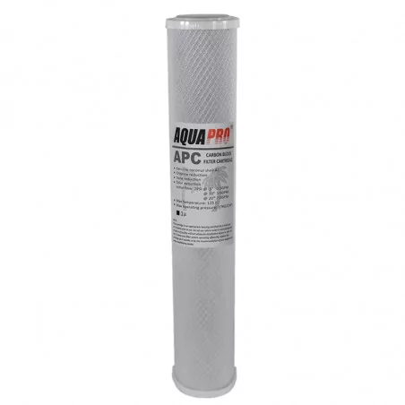 Filtre 1 micron 20 Pouces Charbon Bloc Aquapro