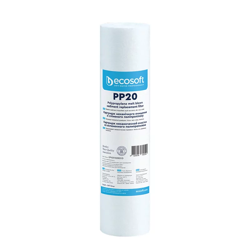 Filtre Anti Sédiment Ecosoft 20 Micron Filtre Anti Sédiment Ecosoft 20 Micron