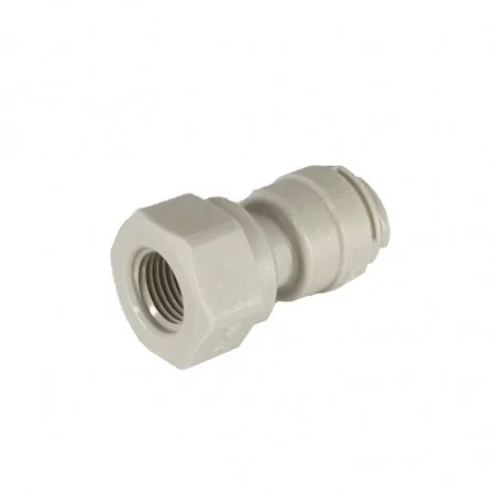 Raccord Acetal gris 1/8 femelle vers connexion rapide 1/4