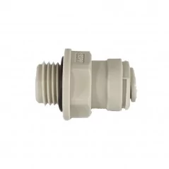 vue latérale raccord rapide fileté et joint + connexion JG