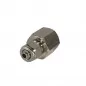 Raccord Nipple Chromé Tube 1/4 et Femelle 3/8 Raccord Nipple Chromé Tube 1/4 et Femelle 3/8