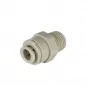 Raccord Union Droit Fileté et Push Fit 1/4