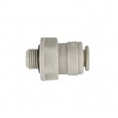 raccord rapide droit filetage 1/8 et tube 1/4