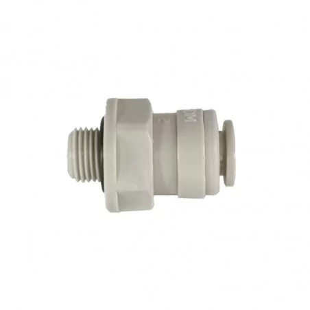 raccord rapide droit filetage 1/8 et tube 1/4