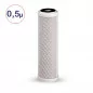 Filtre Charbon actif 0,5 micron 10 Pouces Filtre Charbon actif 0,5 micron 10 Pouces