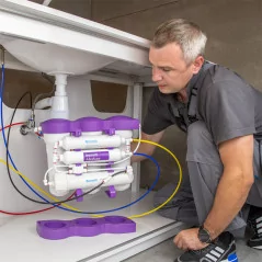 Branchement de l'osmoseur Ecosoft