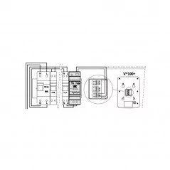 schéma de branchement visiophone v100+ somfy