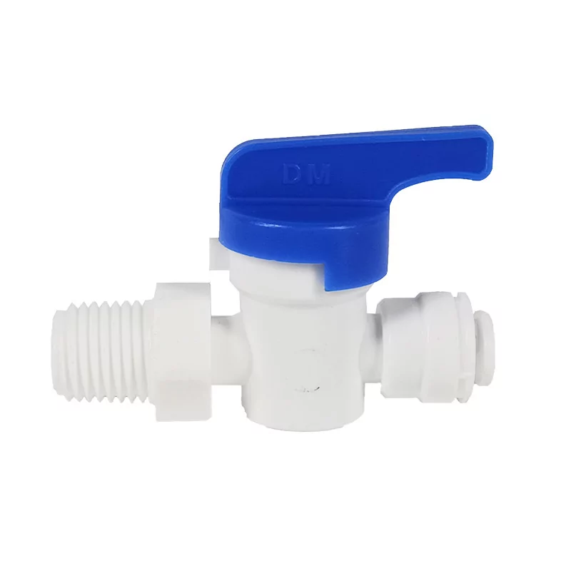 Vanne Droite Filetage 1/4 pour Tube 1/4 Vanne Droite Filetage 1/4 pour Tube 1/4