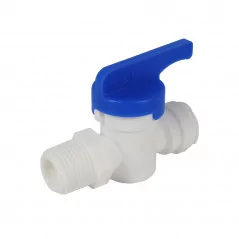Vanne Droite Filetage 1/4 pour Tube 1/4