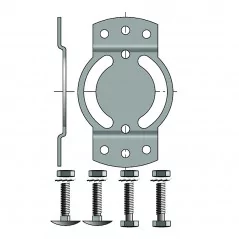 Support Moteur Volet Roulant Somfy CSI LT50 48mm