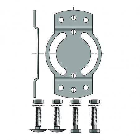 Support Moteur Volet Roulant Somfy CSI LT50 48mm