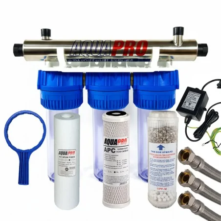 Station de Filtration UV Reminéralisante Eau de Pluie