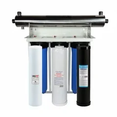 Stérilisation ultraviolet trio 20 pouces pour métaux lourds
