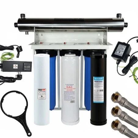 Stérilisation TRIO-UV 24 GPM Métaux lourds