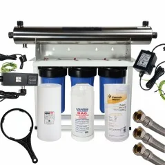Filtration UV 24 GPM Big Blue Trio Métaux Lourds