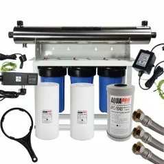 Filtration Ultraviolet 24 GPM Charbon Actif et Sédiment