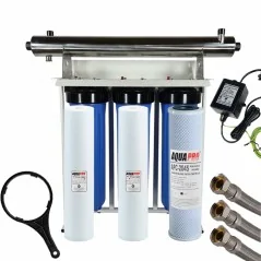 Station Filtration UV Trio Big Blue 20 Pouces
