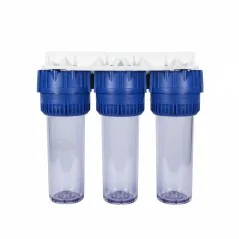 Porte filtre Triplex 1 pouces transparent
