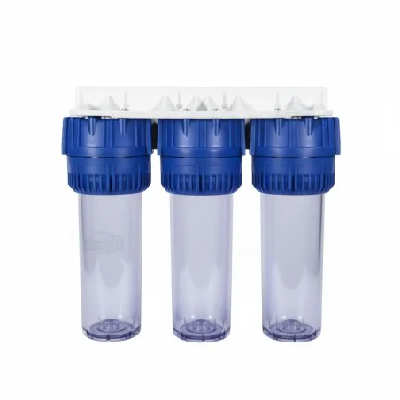 Porte filtre Triplex 1 pouces transparent