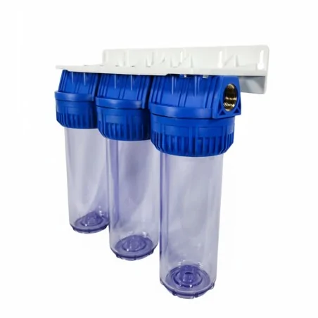 Porte Filtre Triplex Transparent Grand Débit