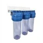 Porte Filtre Triplex Transparent Grand Débit Porte Filtre Triplex Transparent Grand Débit