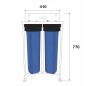 Porte Filtre Big Blue Duo 20 Pouces Porte Filtre Big Blue Duo 20 Pouces