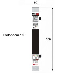 dimensions stérilisateur vertical UV