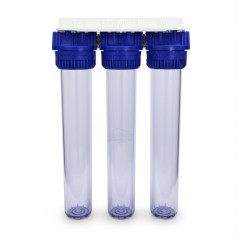 porte filtre triplex transparent