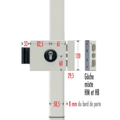 dimensions coffre central