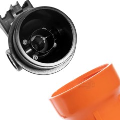 Bol orange, tete noir