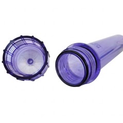 Cartouche de filtration en ligne Transparente Rechargeable