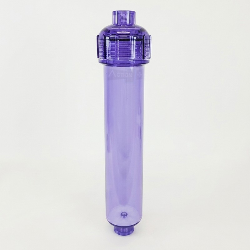 Cartouche de filtration en ligne Transparente Rechargeable