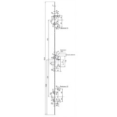 Serrure Multipoints A2P** Vachette 5900 Trilock