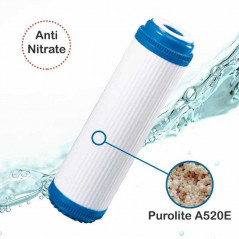 Cartouche eau filtration nitrate