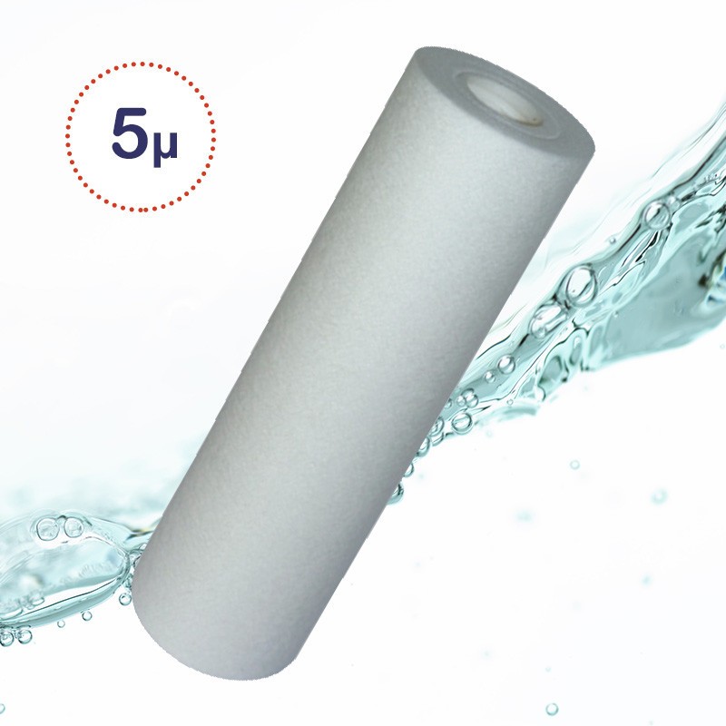 3 Cartouches Charbon Actif + Sédiment 5µm - Pour Porte-filtre 10 Pouces - Élimine Goûts Et Odeurs