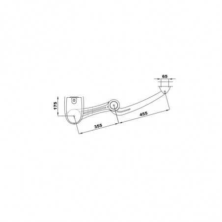 Jeu de bras Axovia 220 B Somfy 9016818