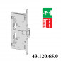 Serrure porte antipanique et coupe feu Cisa 43120