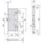 Serrure Cisa 43130 pour porte antipanique et coupe feu