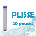 Filtre Plissé 20 Pouces