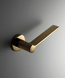 poignée ginkgo sur porte