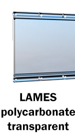 Tablier en polycarbonate transparent