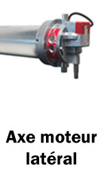 Axe avec moteur latéral