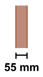 55 mm, protecteur de 60 mm