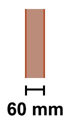 60 mm, protecteur de 65 mm