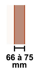 66 à 75 mm, protecteur de 80 mm