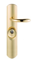 Béquille sur plaque champagne