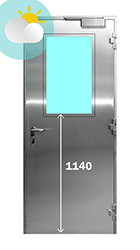 Inox rectangle 400x700 extérieur